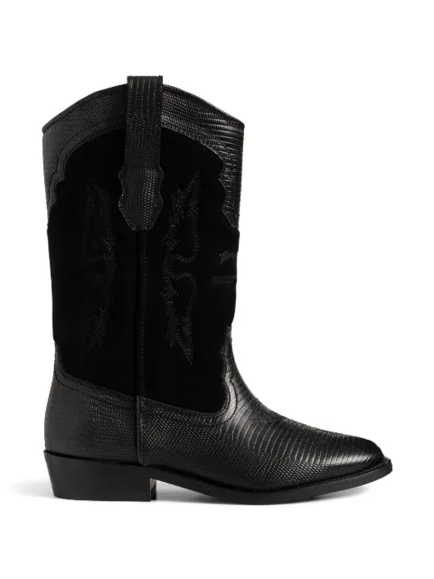 Zadig&Voltaire pointed-toe cowboy boots Black SWCT02169