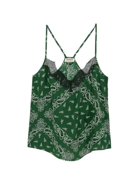 Zadig&Voltaire Cespa camisole Green WWCR01329340