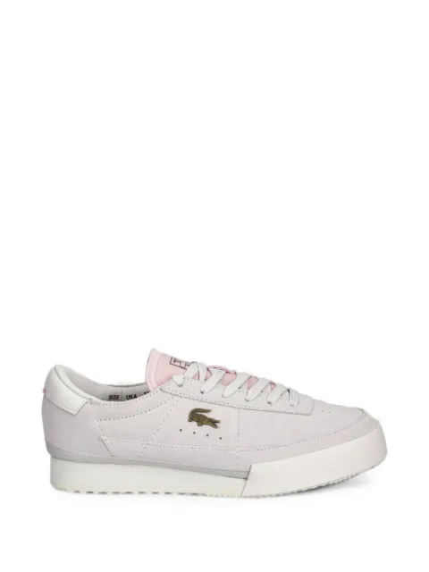 Lacoste Aura logo-plaque suede sneakers Grey 50SFA0158