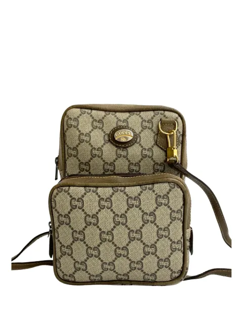 Gucci Pre-Owned 20th Century GG Supreme Plus crossbody bag Neutrals AU7JAVQ3PZ1EPSKQ