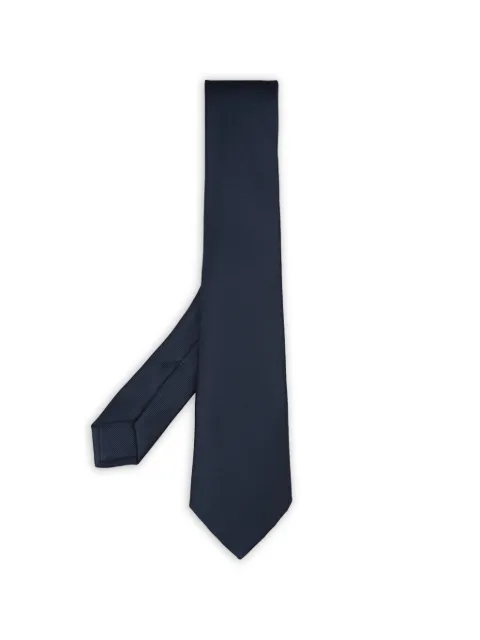 Kiton textured tie Blue UCRVKRC03A14