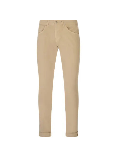 DONDUP logo-plaque skinny jeans Neutrals UP232BSE037KPT