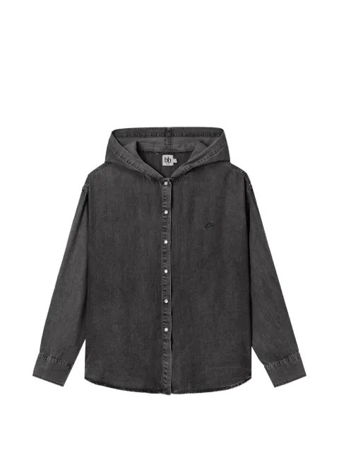 b+ab hooded denim shirt Grey 6S136AS