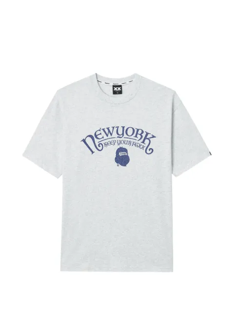 FINGERCROXX graphic-print T-shirt Grey FFXTEM01336X
