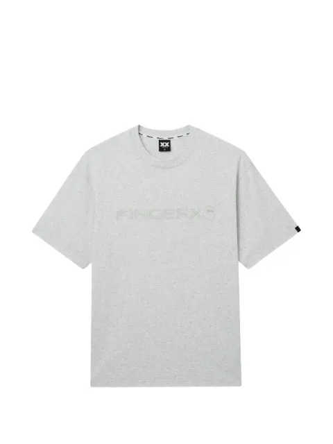 FINGERCROXX logo-print T-shirt Grey FFXTEM01311X