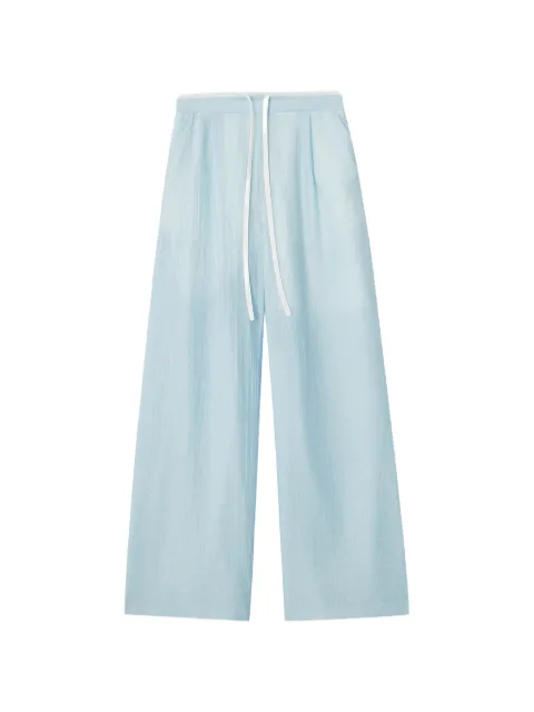 b+ab drawstring trousers Blue 6S160AS