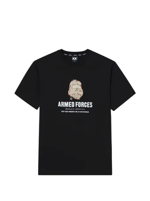 FINGERCROXX graphic-print T-shirt Black FFXTEM01321X