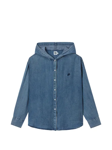 b+ab hooded denim shirt Blue 6S136AS