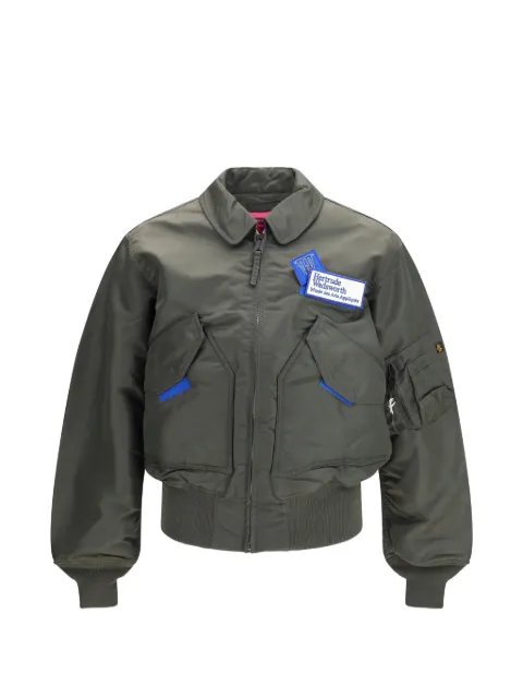 GR10K Alpha Industries CWU-45 bomber jacket Green DGX31342XA