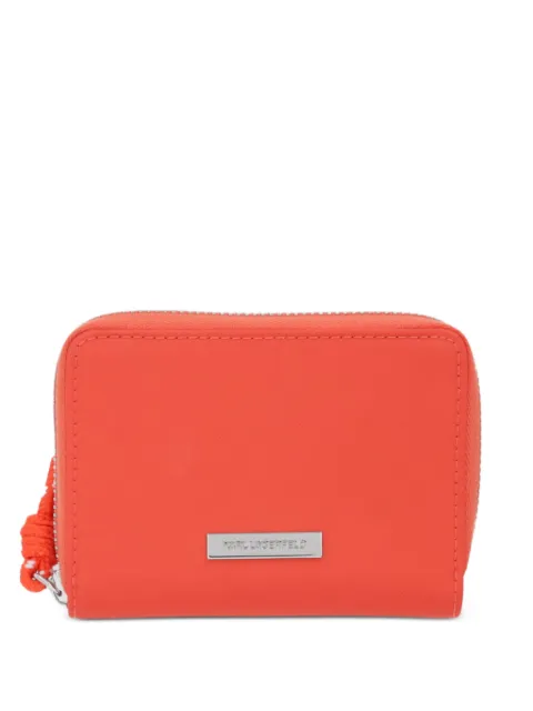 Karl Lagerfeld logo-plaque zip-around wallet Orange B2W320352LP