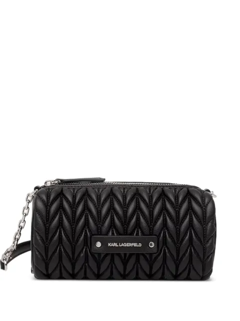 Karl Lagerfeld quilted leather shoulder bag Black B2W302791AV