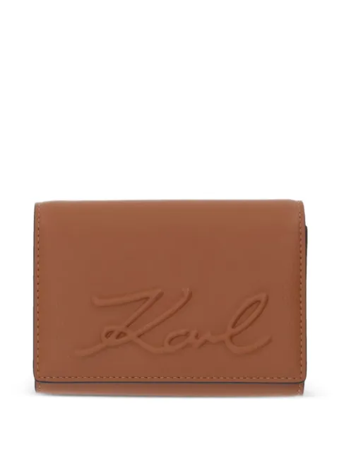 Karl Lagerfeld Karl Signature wallet Brown B2W320181UR