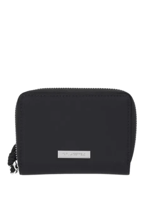 Karl Lagerfeld logo-plaque zip-around wallet Black B2W32035999
