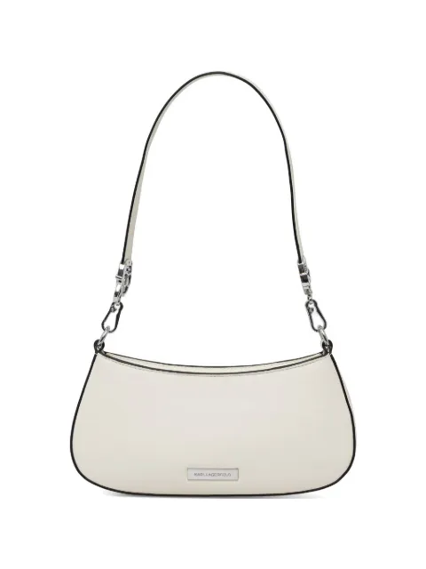Karl Lagerfeld logo-plaque shoulder bag Neutrals B2W30180110