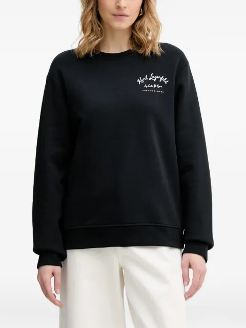 Karl Lagerfeld logo-print sweatshirt Black B2W20048999