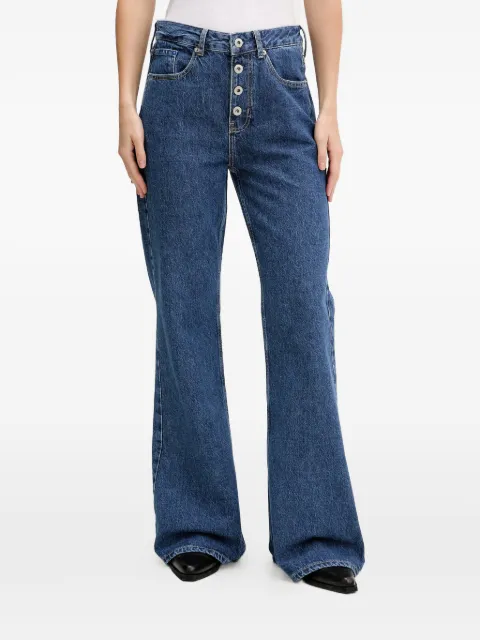 Karl Lagerfeld Jeans button-fly flared jeans Blue B2W101321CV