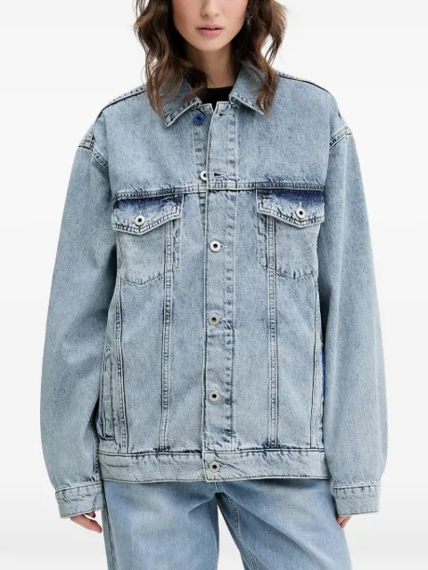 Karl Lagerfeld Jeans acid-wash denim jacket Blue B2W140331CN