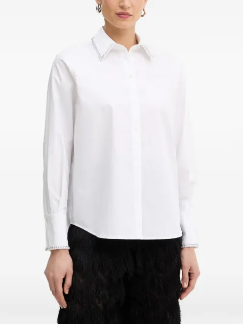 Karl Lagerfeld chain-trim shirt White B2W11003100