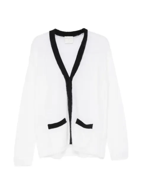 Forte Forte contrasting-trim cardigan White 14440