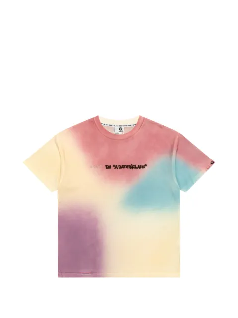 AAPE BY *A BATHING APE® tie-dye T-shirt Pink ATE1914XXQ
