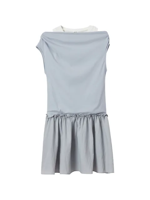 b+ab layered ruffled mini dress Blue 6S633AS