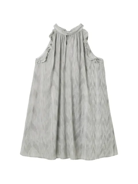 b+ab abstract-pattern mini dress Grey 6S146AS