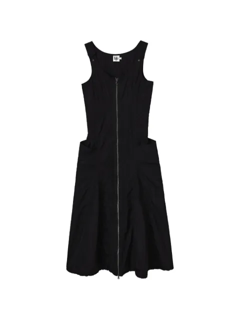 b+ab zip-fastening midi dress Black 6S144AS