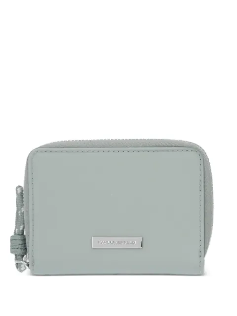 Karl Lagerfeld logo-plaque zip-around wallet Green B2W320352ND