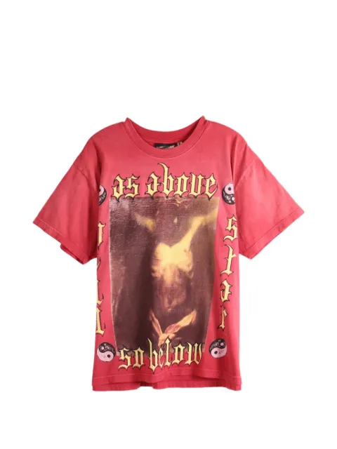 HELLSTAR As Above So Below graphic-print T-shirt Red HSSS26TE1