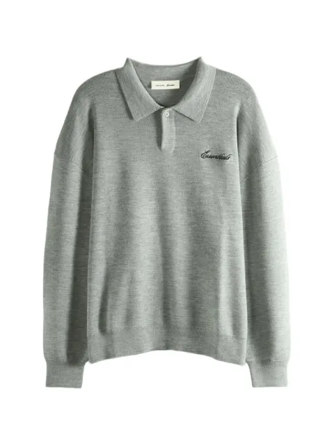 FEAR OF GOD ESSENTIALS Signature 90's polo shirt Grey 192SP264912F