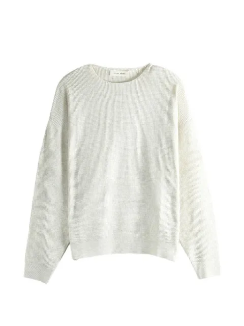 FEAR OF GOD ESSENTIALS Signature waffle-knit sweater White 192SP266133F