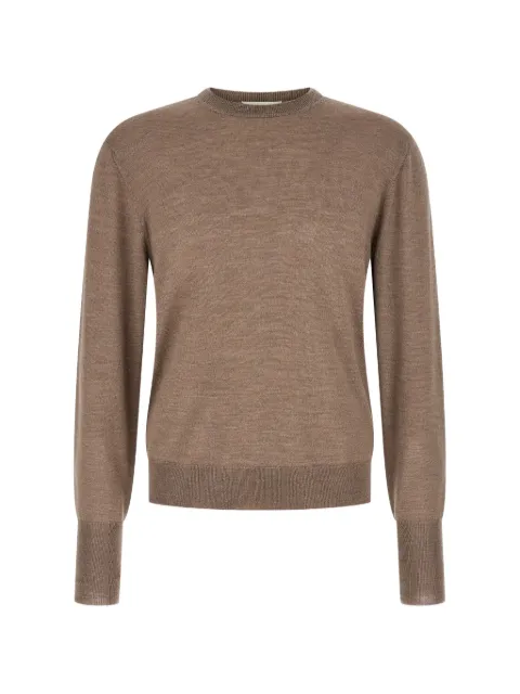 Ma'ry'ya crew-neck sweater Grey YSK020E3