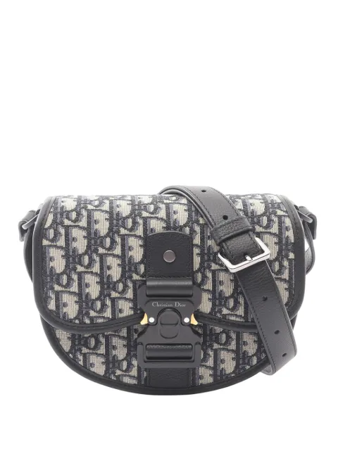 Christian Dior Pre-Owned 2010-2026 Mini Oblique Canvas Gallop crossbody bag Neutrals ROWJ2PB5K7BK74T9
