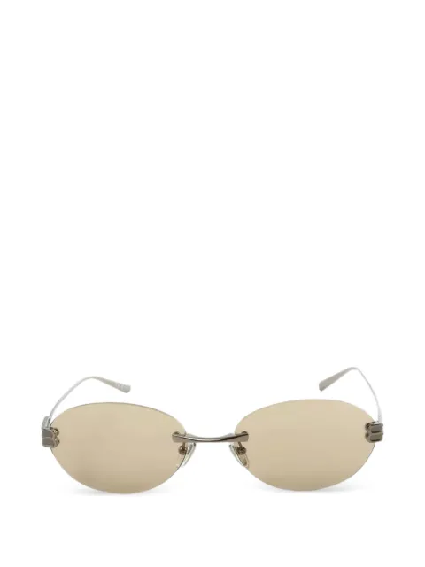 Balenciaga Gossip oval-frame sunglasses Silver 871109T0005