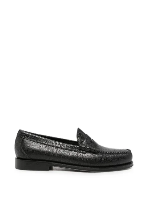 G.H.Bass Weejuns Larson stingray-effect leather loafers Black BA11088F