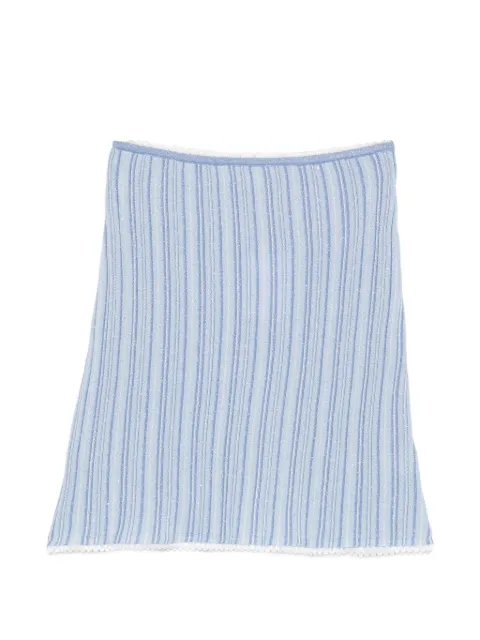 Asta Resort Cleo striped midi skirt Blue PF263021K10151004