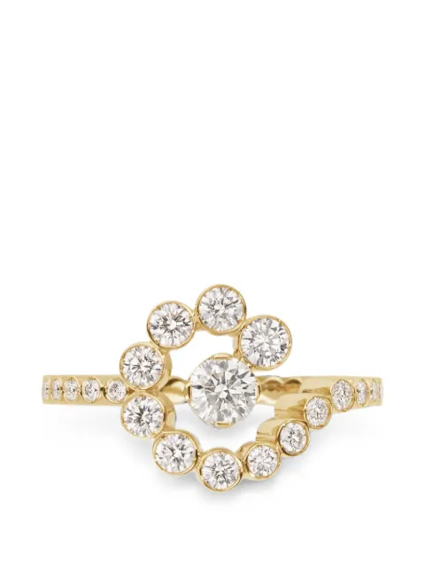 Sophie Bille Brahe Escargot diamond ring Gold RI23PSL04WH