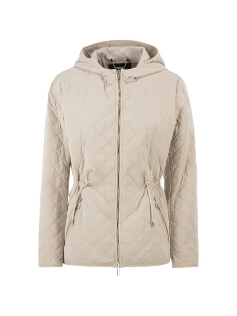 Moorer hooded quilted jacket Neutrals MODPI100249TEPAE81U0033