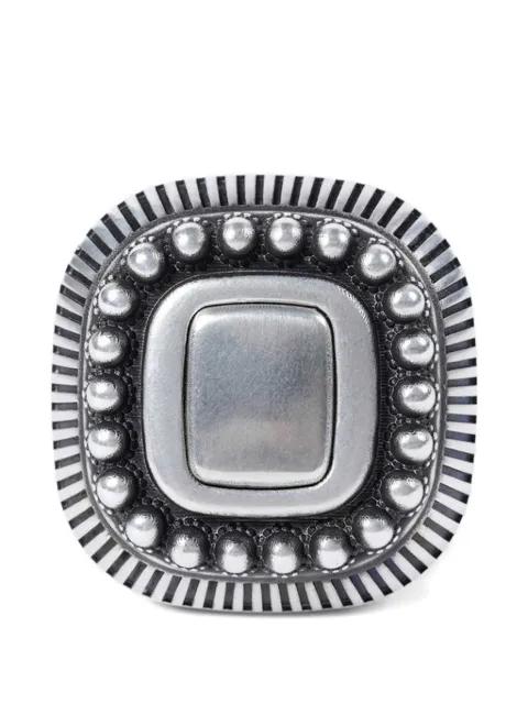Ann Demeulemeester square ring Silver B0014141OT018