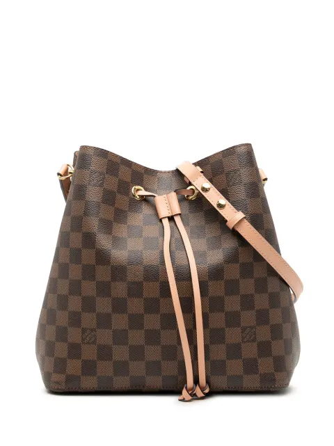 Louis Vuitton Pre-Owned 2019 Damier Ebene NeoNoe MM bucket bag Brown GD7AA58RPF2A3GAF