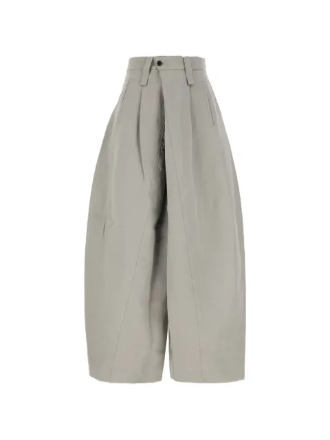 Niccolò Pasqualetti pleated wide-leg trousers Grey NP09P053