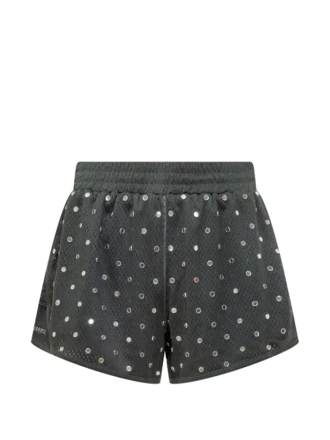 PINKO mesh shorts with mirror detail Black 106854A3BC