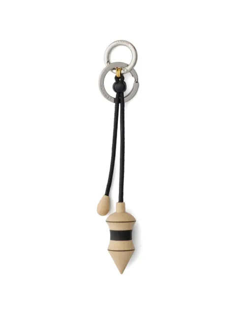 LEMAIRE striped pendulum keyring Neutrals DI0016BO0006