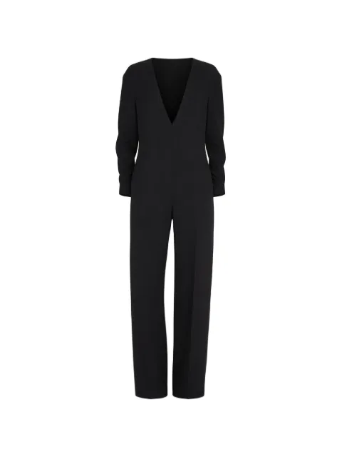 The Row Sylvana long-sleeve jumpsuit Black 10240W4060