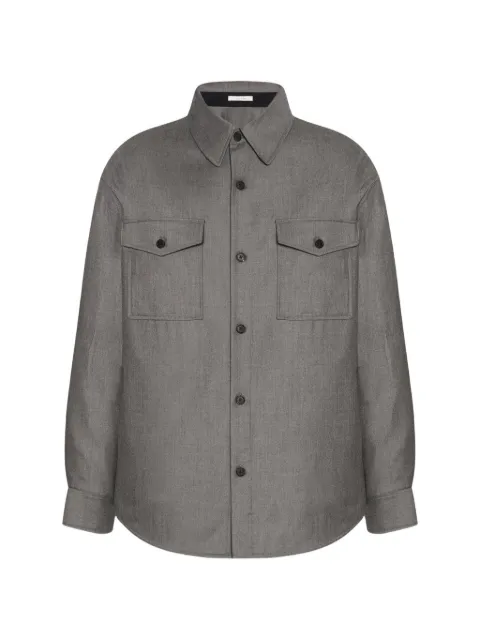 The Row chest-pocket shirt Grey 1085W4084