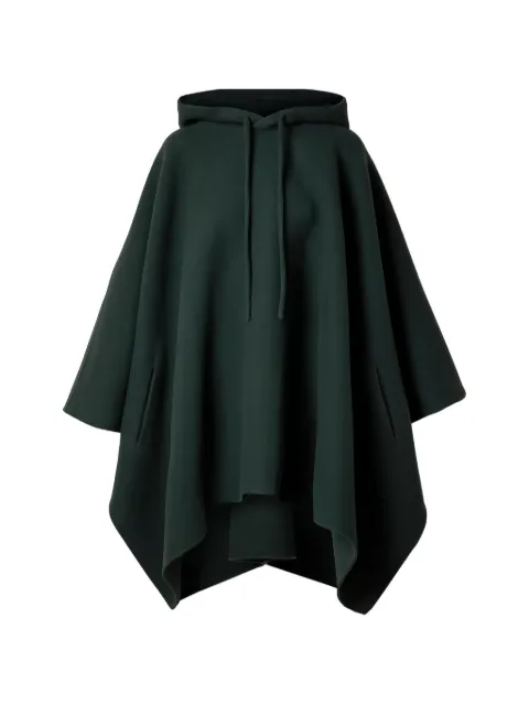 The Row hooded cape Green 8144W2879