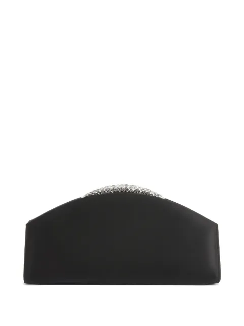 Giuseppe Zanotti Gz Atena jewel accessory clutch bag Black EB60005003