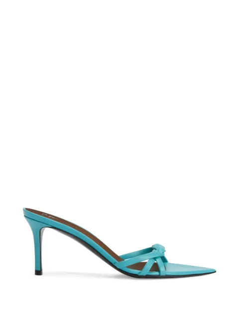 Giuseppe Zanotti Indigo Braid braided strips mules Blue E600047003