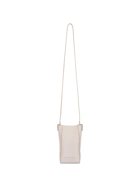 Brunello Cucinelli small leather cross body bag Neutrals MWXAD2739C8905