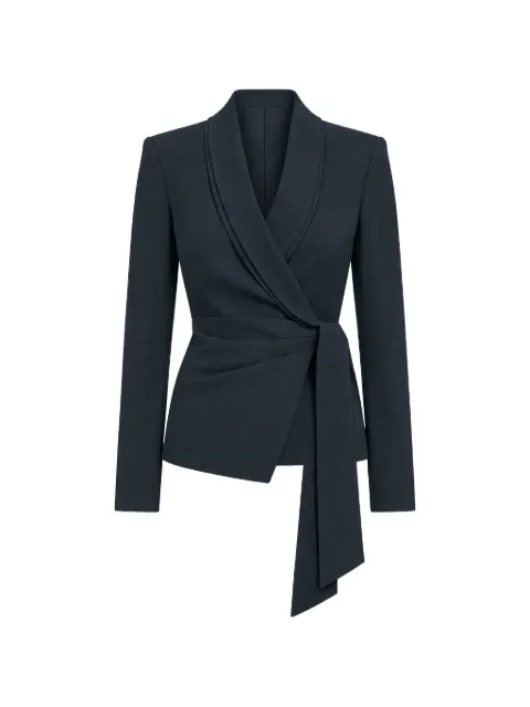 Patrizia Pepe tie belt blazer Black 2S1563A411